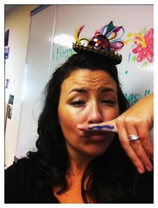 Getting ready for Spanish class! :)