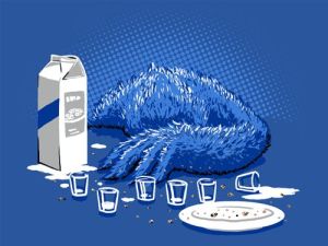 I don't want to look like this. So I toss your cookies.