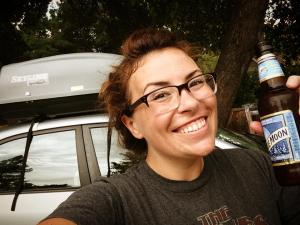 finished putting together my car top carrier! celebratory brewskies!