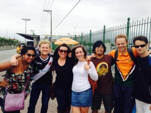 about half of the gang, in happier non-class times.