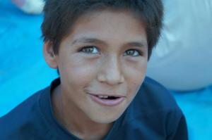 i didn't want to work...i wanted to hang out with kids like jorge!