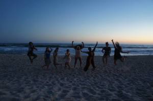 part of the group trying to take one of those cool jumpy photos...turns out those are *quite* hard to coordinate.