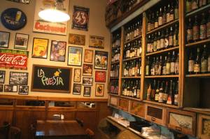 this cafe we wandered into, la poesia, happens to be the place where like revolutions were started.