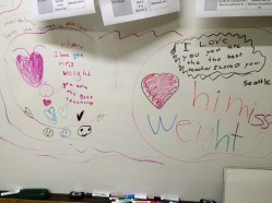 at least when i forget to hide the cute markers, i get cute messages.