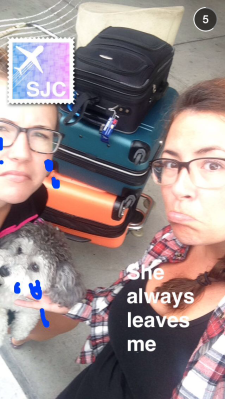 saying goodbye! waaaahhhh always miss my hooman and canine sisters