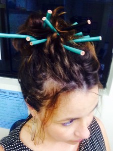 this is what i start doing after a certain part. the answer is 15. i can fit 15 pencils in my hair.