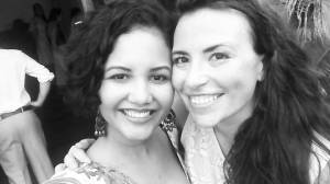 with Larissa at the wedding!!! <3