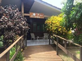 our lovely pousada, and right there we had many a beer and many a late night chat.