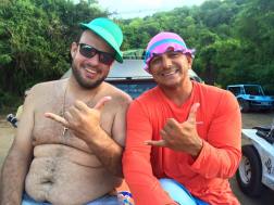 our guide (on the right) and Bruno. Lovely guy.