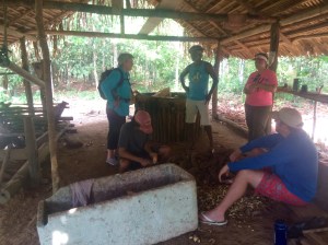 the manioc "factory"