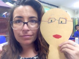 modeled for this craft in second grade, which was called "What I will look like when I am 100 years old."