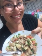 here's a thing i made with radishes! once you add cheese and hot sauce, it's good.