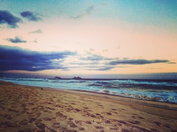beach night views from our home beach.