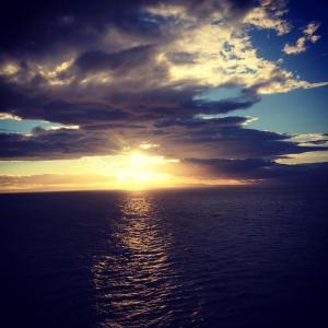 up with the sun....i was up at 4:30am on penguin day - too excited to sleep!!!!